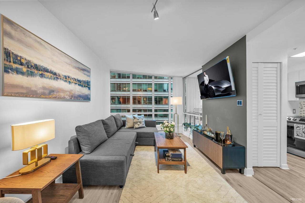 1-Br Condo In Downtown Coal Harbour With Parking And City Views Vancouver Exterior foto